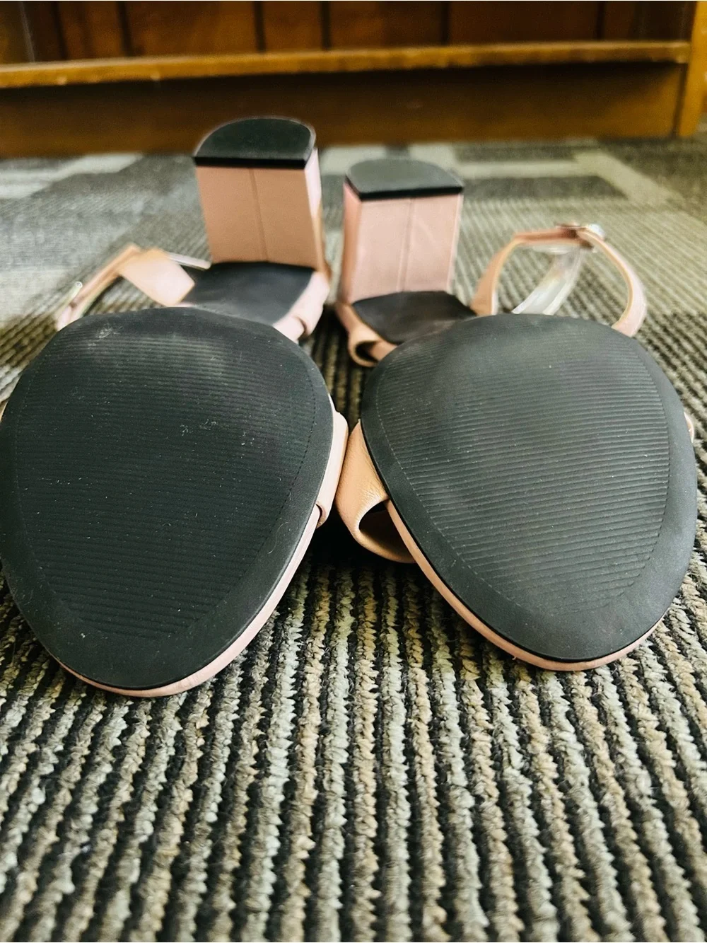 David Tate Pink Ageless Adjustable Ankle Strap Heels Sandals 13 WW EXTRA WIDE